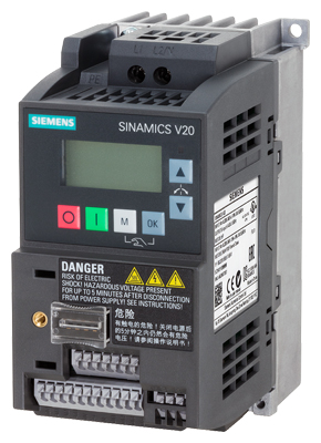 Biến tần Siemens V20 6SL3210-5BB17-5UV1 0,75kW 1 Pha 220V - Công Ty TNHH Kỹ Thuật Điện QNTC